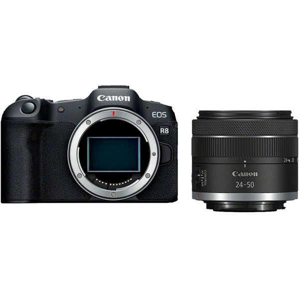 Canon EOS R8 Mirrorless Camera with RF 24-50mm F4.5-6.3 IS STM Lens Canon
